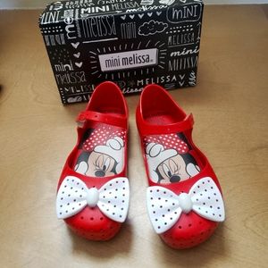 Mini Melissa Size 11 Girls Red